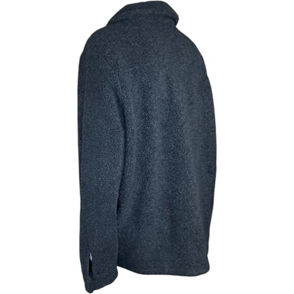 Susan Graver Weekend Polar Fleece Button Front Jacket Black X-Large NWOT - Picture 2 of 13